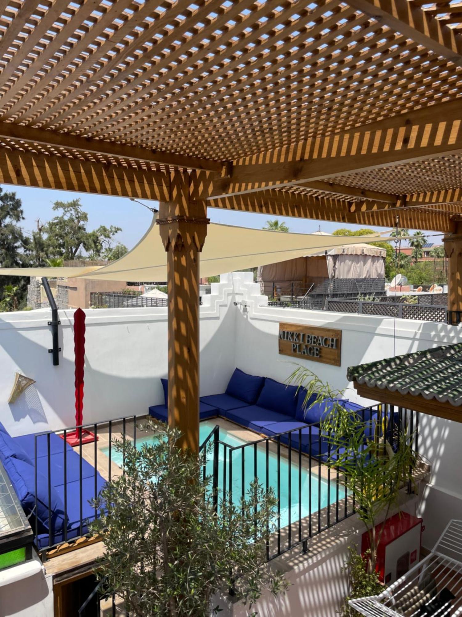 Riad Luxe Location Le Grizzly マラケシュ エクステリア 写真